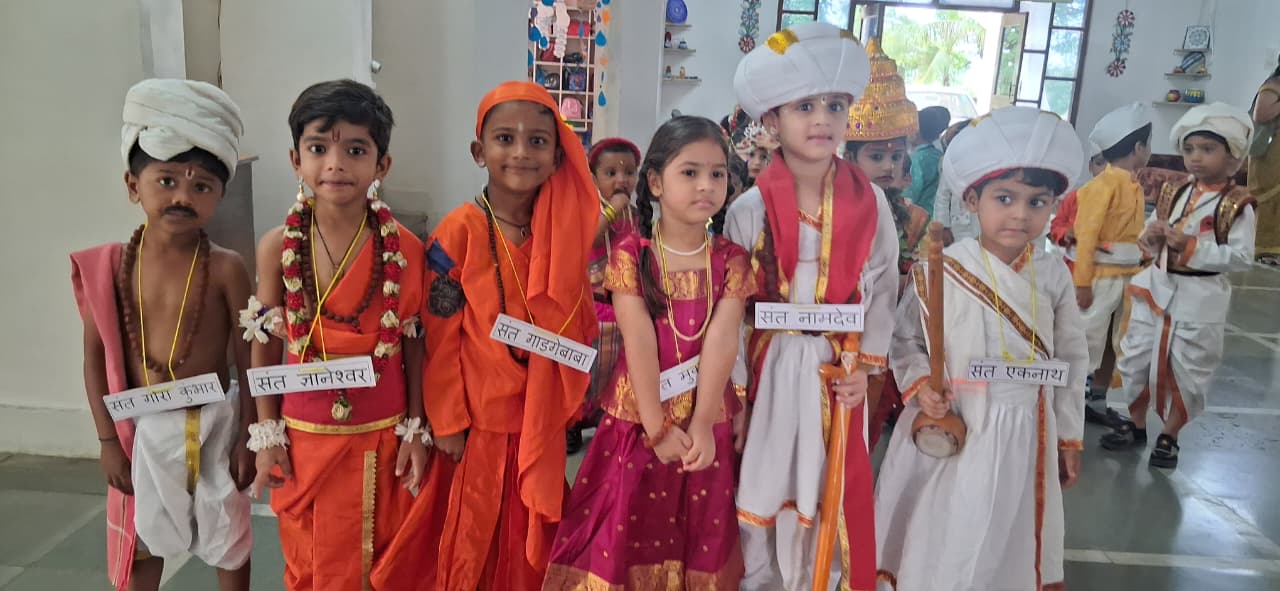 Little Warkaris, Big Devotion: A Divine Journey of Faith and Culture (Aashadi Ekadashi celebration)